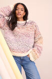 Lana Grossa STREIFENPULLOVER Candy & Pelliccia