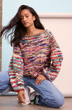 Lana Grossa PULLOVER TOP-DOWN Crazy