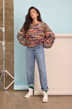 Lana Grossa PULLOVER TOP-DOWN Crazy