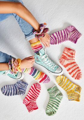 SOCKEN Meilenweit 100g Merino Hand-dyed von Lana Grossa