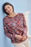 Lana Grossa PULLOVER Setacotone hand-dyed