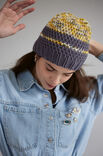 Lana Grossa MÜTZE Cool Wool hand-dyed & Cool Wool