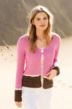 Lana Grossa DREIFARBIGER CARDIGAN Cotone