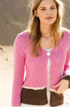 Lana Grossa DREIFARBIGER CARDIGAN Cotone