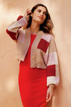 Lana Grossa PATCHWORK-CARDIGAN Cotton Wool