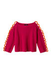 Lana Grossa PULLOVER IN HALBEN STÄBCHEN Elastico