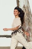 Lana Grossa SHIRT IM STÄBCHEN-LOCHMUSTER MIT ROSETTEN Campo