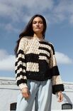 Lana Grossa PULLI IM STÄBCHEN-LOCHMUSTER Setapura