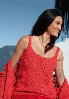 TOP IM DOPPELSTÄBCHEN-STÄBCHENLOCHMUSTER Summer Cashmere von Lana Grossa