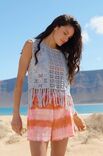 Lana Grossa TOP MIT QUADRAT-MOTIVEN UND STREIFEN Setapura
