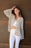 Lana Grossa CARDIGAN IN AJOUR- UND STÄBCHENMUSTER Gioia