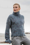 Lana Grossa PULLOVER MIT ZOPF-RIPPENMUSTER Lala Berlin Lovely Cotton Inserto