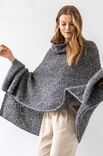 Lana Grossa PONCHO GLATT RECHTS/KRAUS RECHTS Lala Berlin Harmony