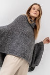 Lana Grossa PONCHO GLATT RECHTS/KRAUS RECHTS Lala Berlin Harmony