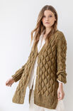 Lana Grossa LONGJACKE IM BLATTMUSTER Nuvoletta