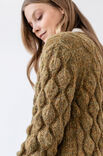 Lana Grossa LONGJACKE IM BLATTMUSTER Nuvoletta