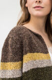 Lana Grossa JACKE GLATT RECHTS MIT BLOCKSTREIFEN Sara
