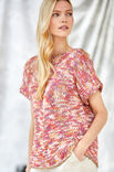 Lana Grossa PULLOVER About Berlin Bulky Print & Brillino