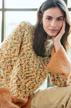 Lana Grossa PULLOVER IM MATERIALMIX Setasuri Big & Colortwist