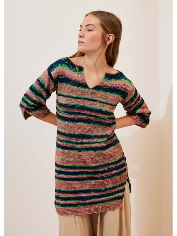Lana Grossa LONGSHIRT MIT SCHLITZEN Gianna