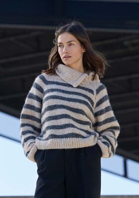 STREIFEN-RAGLAN Alpaca Air II von Lana Grossa