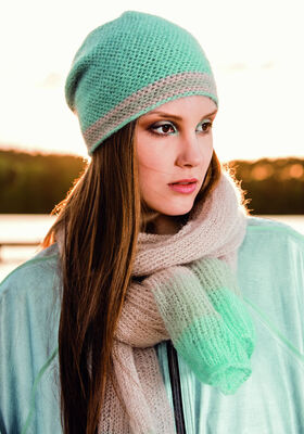 HÄKELBEANIE Silkhair von Lana Grossa