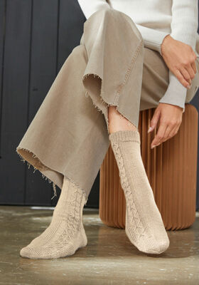CASHMERE SOCKEN Meilenweit 50g Cashmere von Lana Grossa