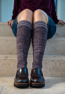 KNIESTRÜMPFE Vintage Socks & Brillino von Lana Grossa