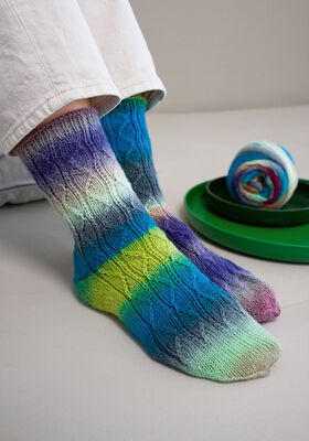 SOCKEN Meilenweit 100 Color Mix Multi von Lana Grossa