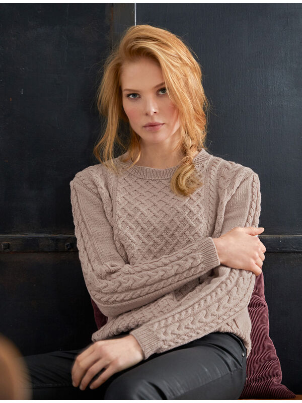Lana Grossa ZOPFPULLOVER Cool Wool