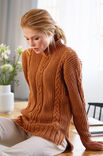Lana Grossa ZOPFPULLOVER Cool Wool Big Melange
