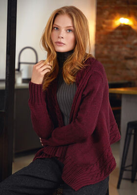 JACKE Cool Wool Big Melange von Lana Grossa