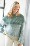 Lana Grossa RUNDPASSEN-RAGLANPULLOVER Bingo, Bingo Mélange, Cool Wool & Cool Wool Big Mélange (GOTS)