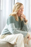 Lana Grossa RUNDPASSEN-RAGLANPULLOVER Bingo, Bingo Mélange, Cool Wool & Cool Wool Big Mélange (GOTS)