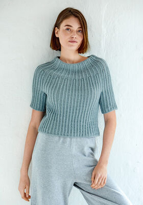 RUNDPASSENPULLOVER Cool Wool von Lana Grossa