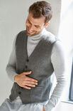 Lana Grossa HERRENWESTE Cool Wool Big Mélange (GOTS)