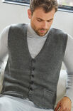 Lana Grossa HERRENWESTE Cool Wool Big Mélange (GOTS)