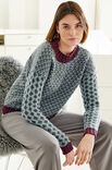 Lana Grossa JACQUARDPULLOVER Cool Wool Big Mélange (GOTS) & Cool Wool Big