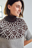 Lana Grossa RUNDPASSENKLEID Cool Wool Big Mélange (GOTS) & Cool Wool Big