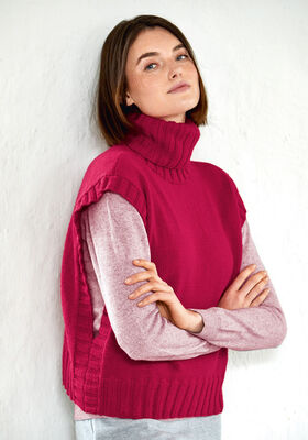 PULLUNDER MIT ROLLKRAGEN · Cool Wool von Lana Grossa
