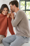 Lana Grossa HERRENRAGLANPULLOVER Cool Wool Mélange (GOTS)