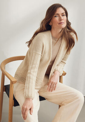 CARDIGAN Cool Wool Big von Lana Grossa