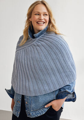 PONCHO Cool Wool Big von Lana Grossa
