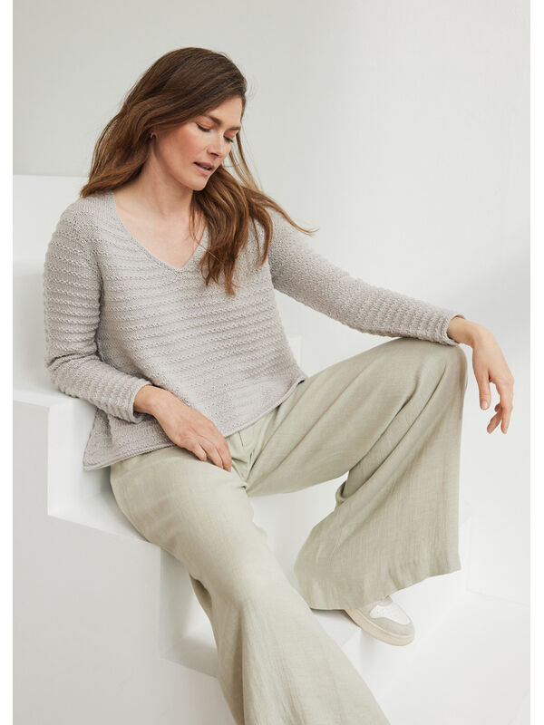 Lana Grossa V-PULLOVER Merino Uno