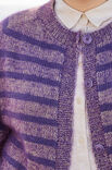 Lana Grossa TOP DOWN STREIFENJACKE Merino Superiore & Silkhair