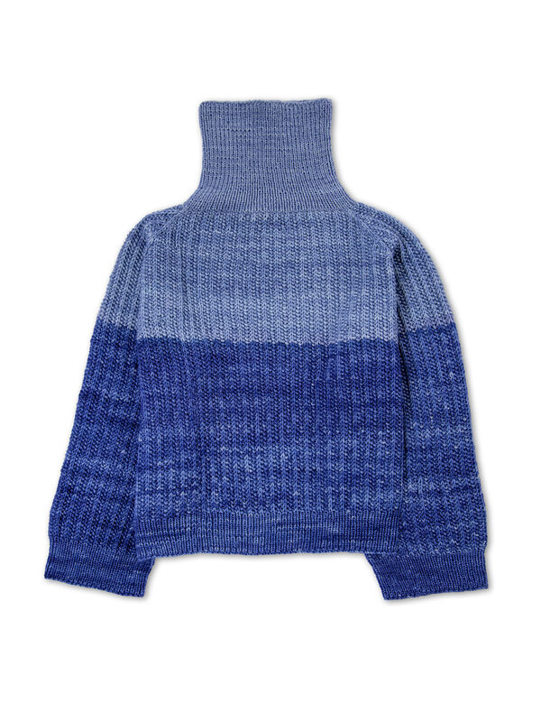 Lana Grossa TOP DOWN PULLOVER Cool Wool Big Vintage