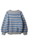 Lana Grossa TOP DOWN STREIFENPULLOVER Cool Wool Big Mélange