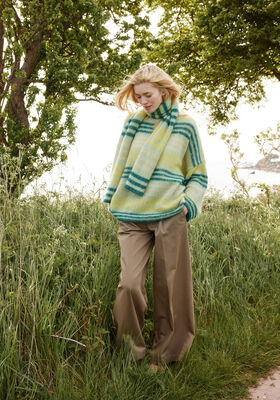 OVERSIZEPULLOVER Cool Wool Lace & Silkhair von Lana Grossa