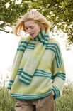 Lana Grossa OVERSIZEPULLOVER Cool Wool Lace & Silkhair