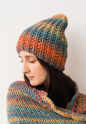 MÜTZE Merino Twister von Lana Grossa